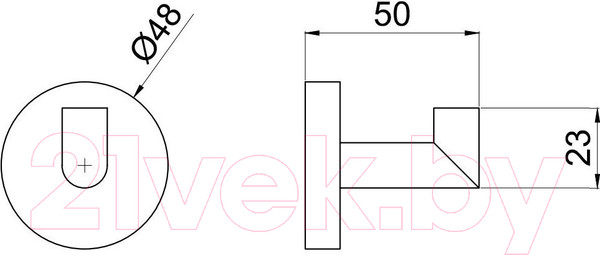Изображение товара Крючок для ванной Allen Brau Priority 6.31001-31 / 265392