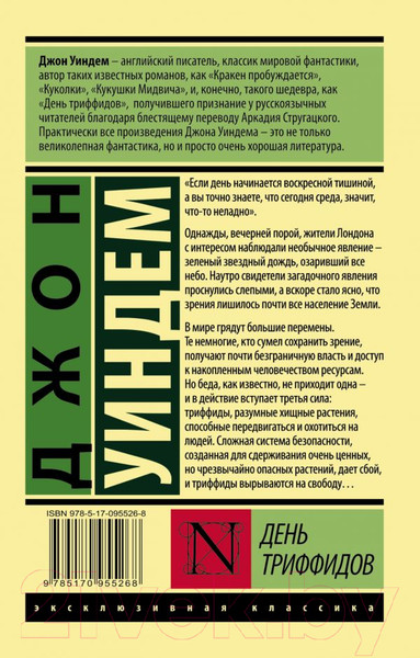 Изображение товара Книга АСТ День триффидов (Уиндем Д.)