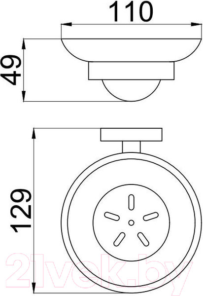 Изображение товара Мыльница Allen Brau Priority 6.31005-BN / 265403