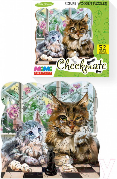 Изображение товара Пазл Нескучные игры Checkmate / 8420/36