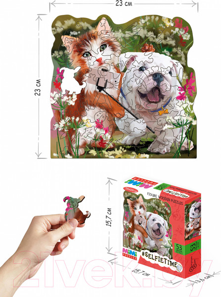 Изображение товара Пазл Нескучные игры Selfietime / 8416/36