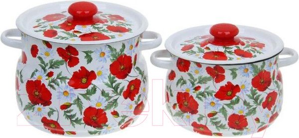 Изображение товара Набор кастрюль Сибирские товары Маки сибирские / N10B53