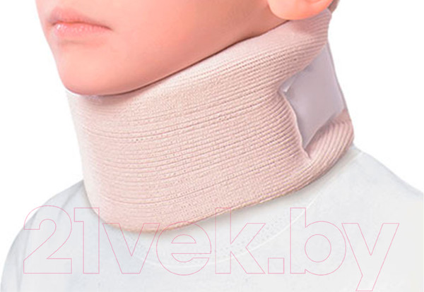 Изображение товара Ортез для фиксации шейного отдела позвоночника Trives Evolution Детский ТВ-002 (6.5-36см, бежевый)