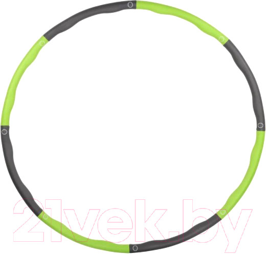 Изображение товара Обруч хула-хуп Indigo Sport IN301 (зеленый/серый)
