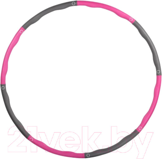 Изображение товара Обруч хула-хуп Indigo Sport IN301 (розовый/серый)