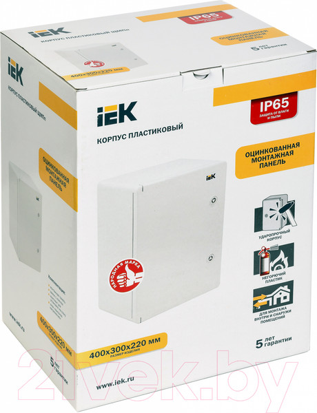 Изображение товара Бокс пластиковый IEK MKP93-N-403022-65