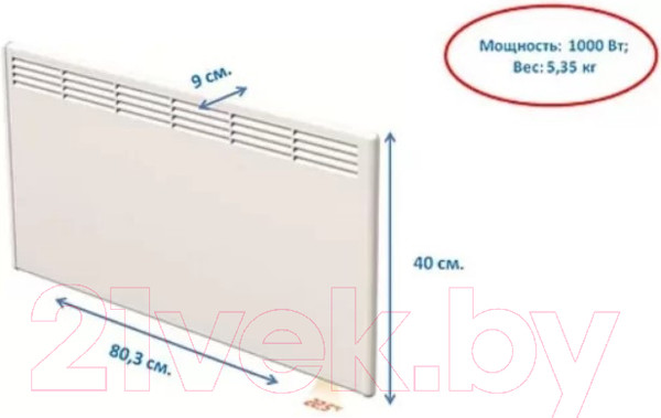 Изображение товара Конвектор Beha PV 10 Wi-Fi / 810422