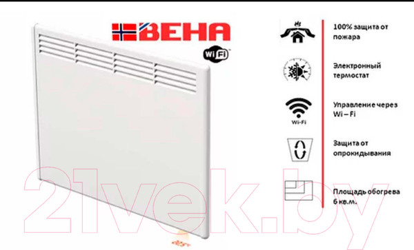 Изображение товара Конвектор Beha PV 6 Wi-Fi / 810420