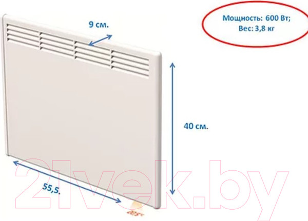 Изображение товара Конвектор Beha PV 6 Wi-Fi / 810420