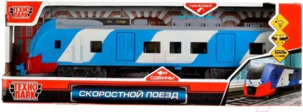 Изображение товара Локомотив игрушечный Технопарк Скоростной поезд / ELTRAINLAST-30PL-BUGY