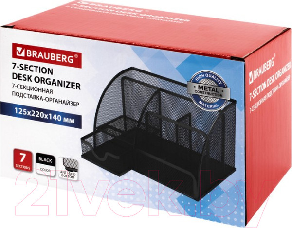 Изображение товара Органайзер настольный Brauberg 237416 (черный)