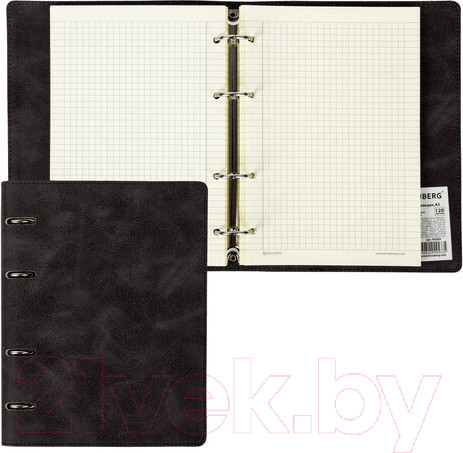 Изображение товара Тетрадь Brauberg Main / 402004 (120л, черный)