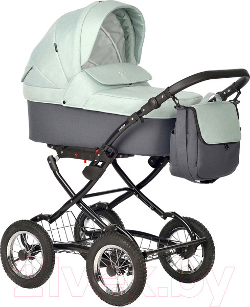 Изображение товара Коляска-люлька INDIGO Blues Classic (Bl 01, шалфей)