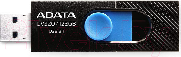 Изображение товара USB flash накопитель A-data UV320 128GB (AUV320-128G-RBKBL)