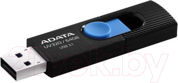 Изображение товара USB flash накопитель A-data UV320 64GB (AUV320-64G-RBKBL)