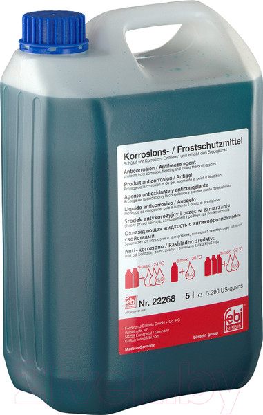 Изображение товара Антифриз Febi Bilstein G11 концентрат / 22268 (5л, синий)
