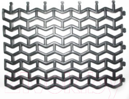 Изображение товара Коврик грязезащитный No Brand Пила 82x58 (серый)
