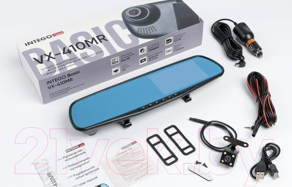 Изображение товара Видеорегистратор-зеркало Intego VX-410MR