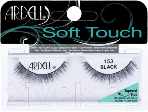 Изображение товара Накладные ресницы ленточные Ardell Prof Soft Touch №153