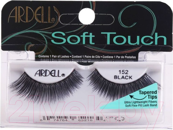 Изображение товара Накладные ресницы ленточные Ardell Prof Soft Touch №152