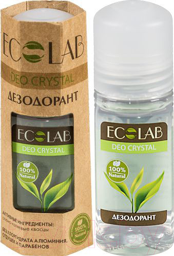 Изображение товара Дезодорант шариковый Ecological Organic Laboratorie Deo Crystal Кора дуба и зеленый чай (50мл)