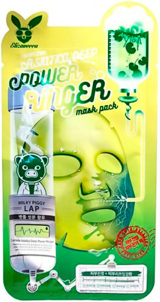 Изображение товара Маска для лица тканевая Elizavecca Centella Asiatica Deep Power Ring Mask Pack (23мл)