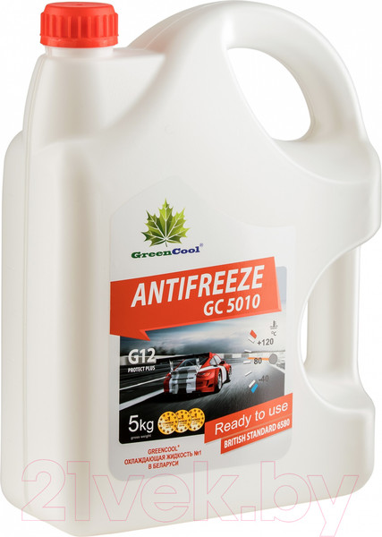 Изображение товара Антифриз GreenCool GC5010 G12 / 791685 (5кг)