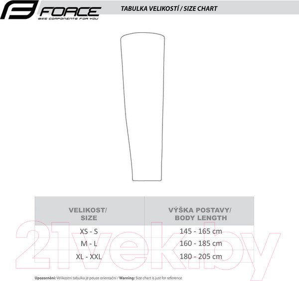 Изображение товара Рукава велосипедные FORCE Breeze / 9001812-M-L-F (черный)