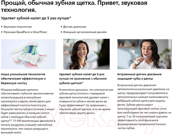 Изображение товара Электрическая зубная щетка Philips HX3671/14