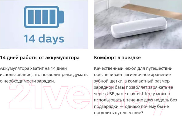 Изображение товара Электрическая зубная щетка Philips HX3673/13