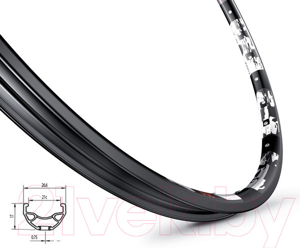 Изображение товара Обод для велосипеда Mach1 Karma Disc / 70145-F (черный)