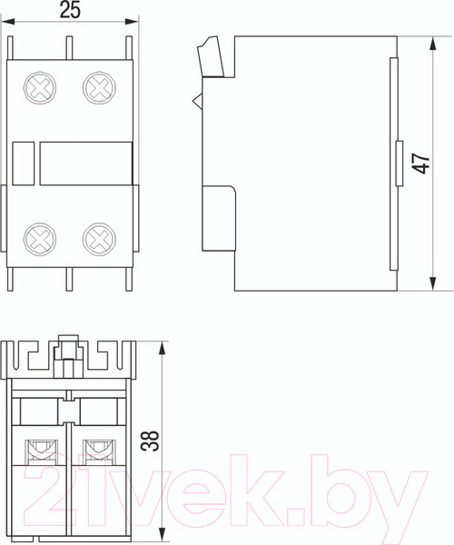 Изображение товара Приставка контактная IEK KPK10-11