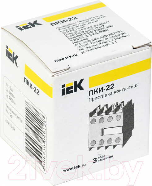 Изображение товара Приставка контактная IEK KPK10-22