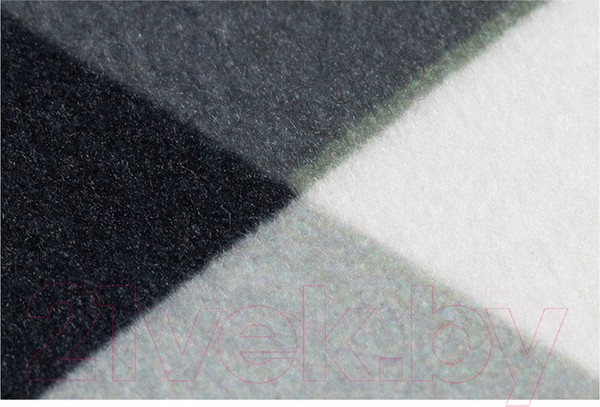 Изображение товара Коврик для ванной Рыжий кот Cubes / 102531 (серый/черный)