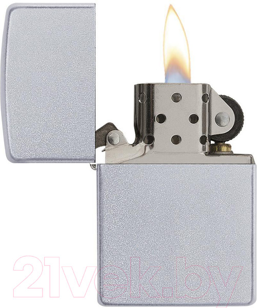 Изображение товара Зажигалка Zippo Classic Satin Chrome / 205 (матовый серебристый)