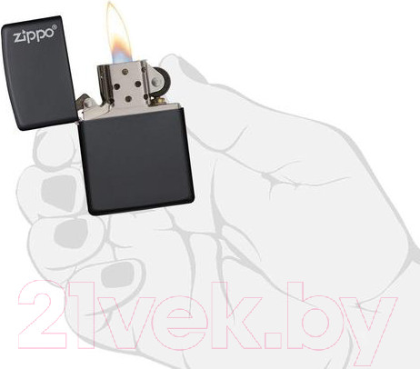 Изображение товара Зажигалка Zippo Classic Black Matte / 218ZL (матовый черный)