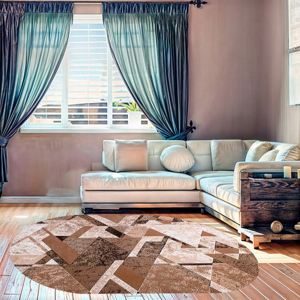 Изображение товара Ковер Белка Лайла Де Люкс Овал 15880 10842 (2x3)