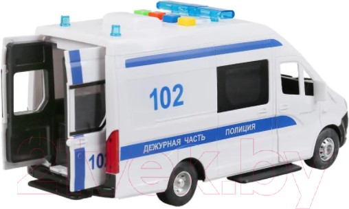 Изображение товара Автомобиль игрушечный Технопарк Газель Некст Полиция / NEXTVAN-22PLPOL-WH