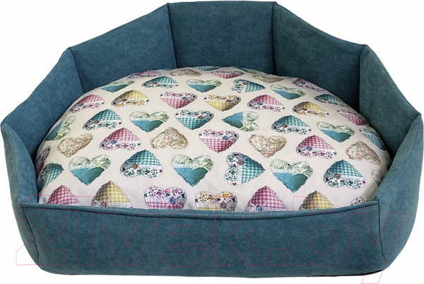Изображение товара Лежанка для животных AntePrima Medusa / 124/MedusaBlue/2 (M, бирюзовый)