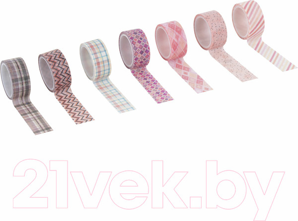 Изображение товара Набор лент декоративных Остров Сокровищ Оттенки розового / 661704