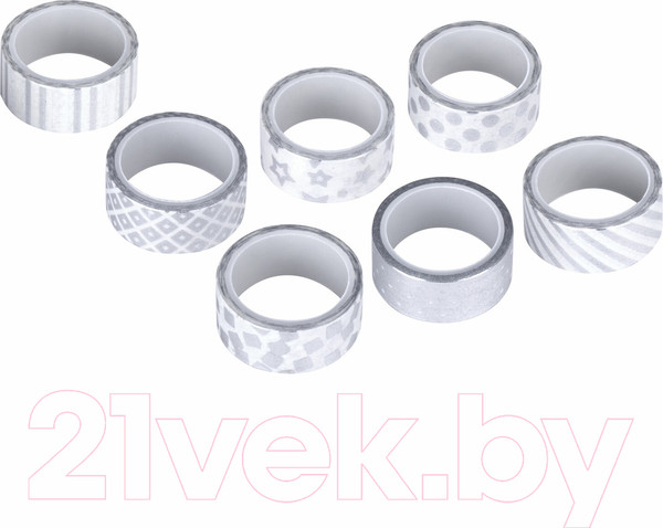 Изображение товара Набор лент декоративных Остров Сокровищ Серебристые / 661713