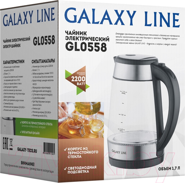 Изображение товара Электрочайник Galaxy GL 0558