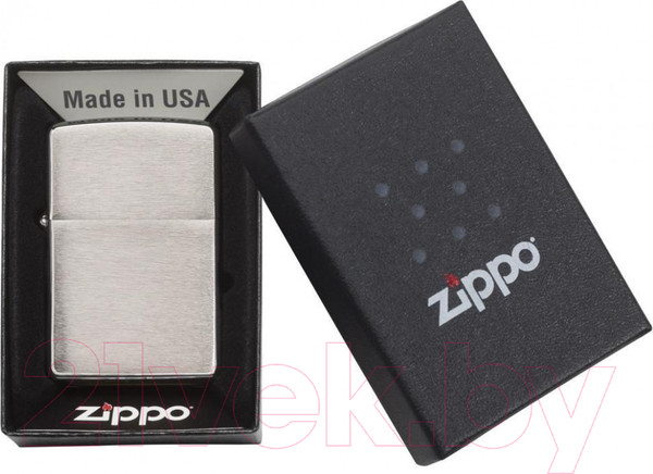 Изображение товара Зажигалка Zippo Classic Brushed Chrome / 200 (cеребристый)