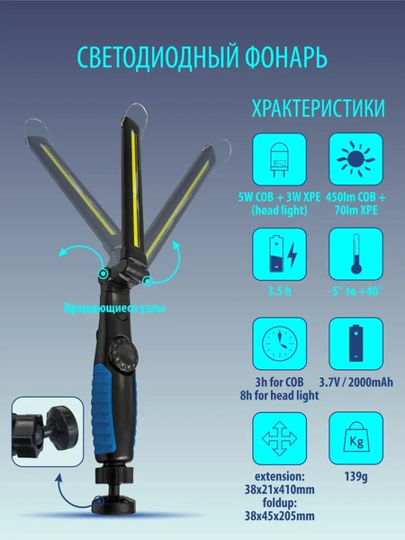 Изображение товара Фонарь Forsage F-RF-F03(49938)