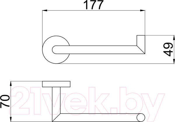 Изображение товара Держатель для туалетной бумаги Allen Brau Priority 6.31007-31 / 265410