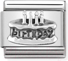 Изображение товара Звено для браслета NominatioN Торт на День рождения 330101/20