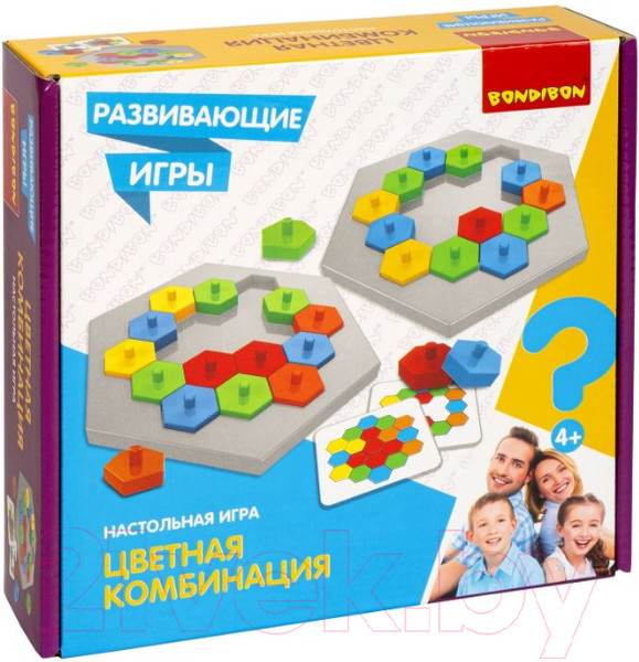 Изображение товара Развивающая игра Bondibon Цветная комбинация / ВВ5165