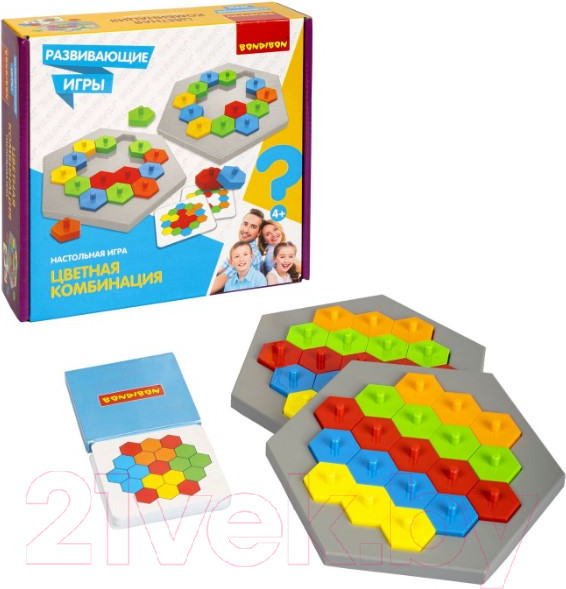 Изображение товара Развивающая игра Bondibon Цветная комбинация / ВВ5165