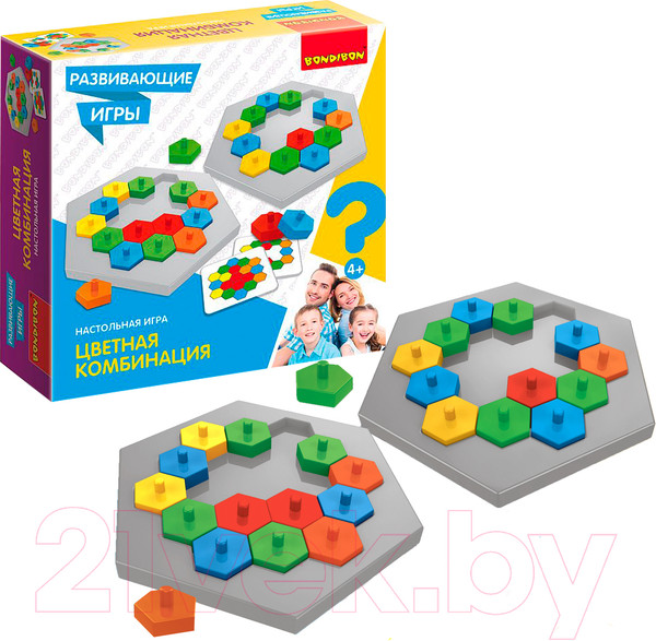 Изображение товара Развивающая игра Bondibon Цветная комбинация / ВВ5165
