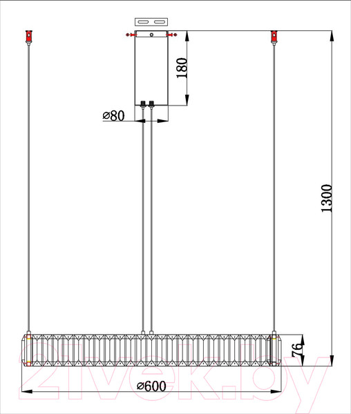 Изображение товара Потолочный светильник Divinare Renata 1135/17 SP-36